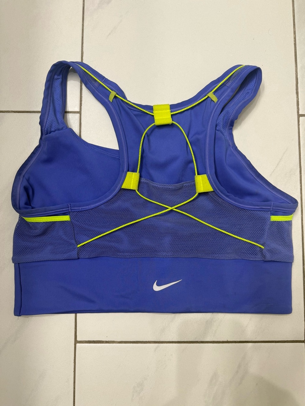 Nike Women’s Sports Bra Size Medium – Blue/Volt